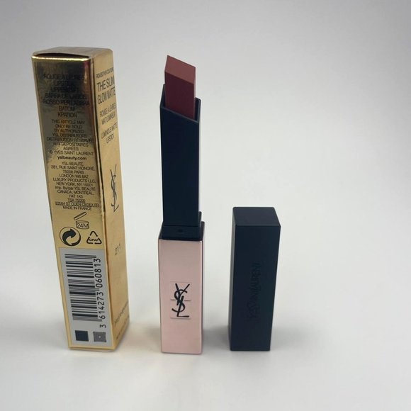 YSL The Slim Glow Matte Lipstick 211 Transgressive Cacao BRAND NEW - Picture 2 of 3